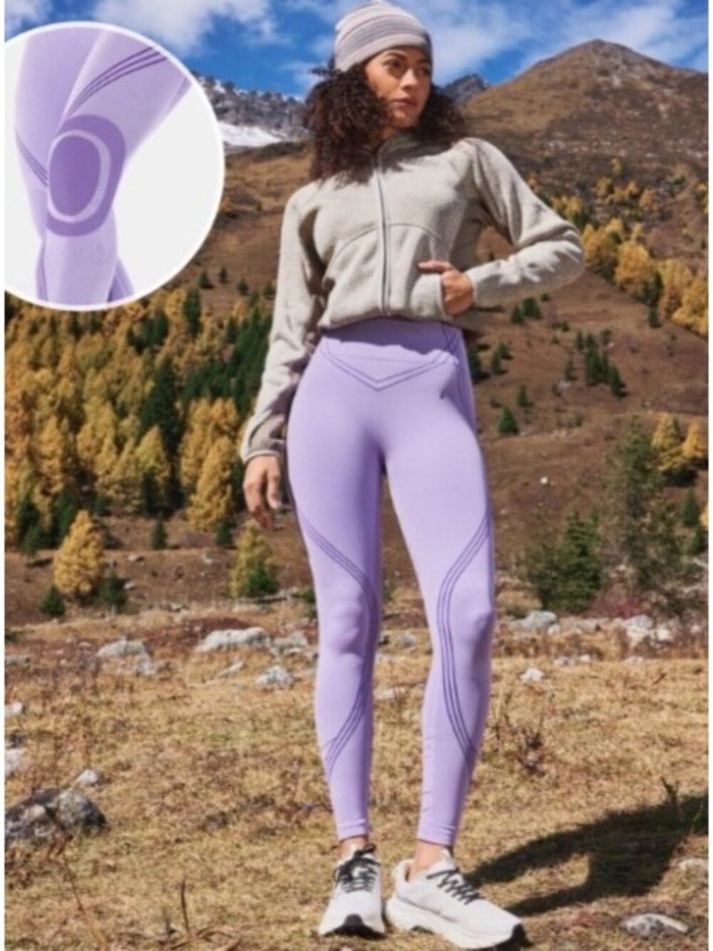 NEW Fanka FirmFiit Leggings Shaping Compression Bum-Lifting Periwinke Purple